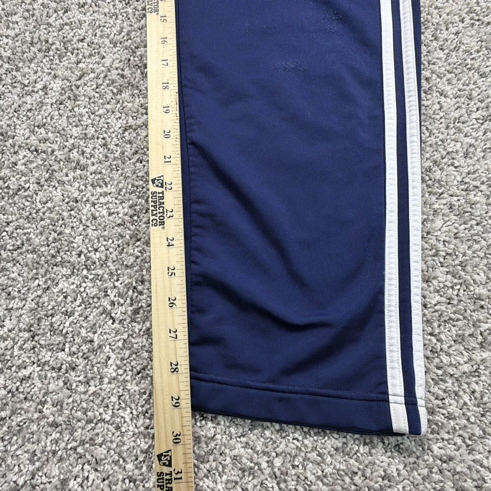 Vintage Y2K Adidas Jogger Pants Blue White 3 Stripes Youth‎ XL 2003